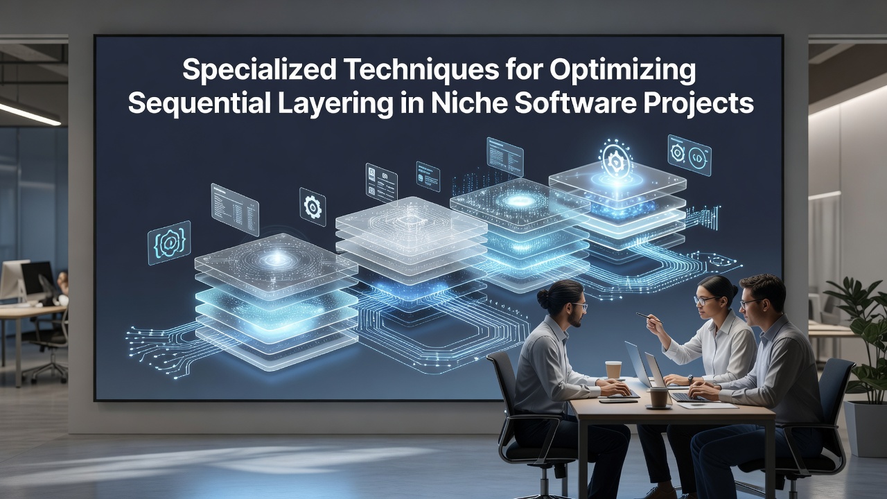 Specialized Techniques for Optimizing Sequential Layering in Niche Software Projects